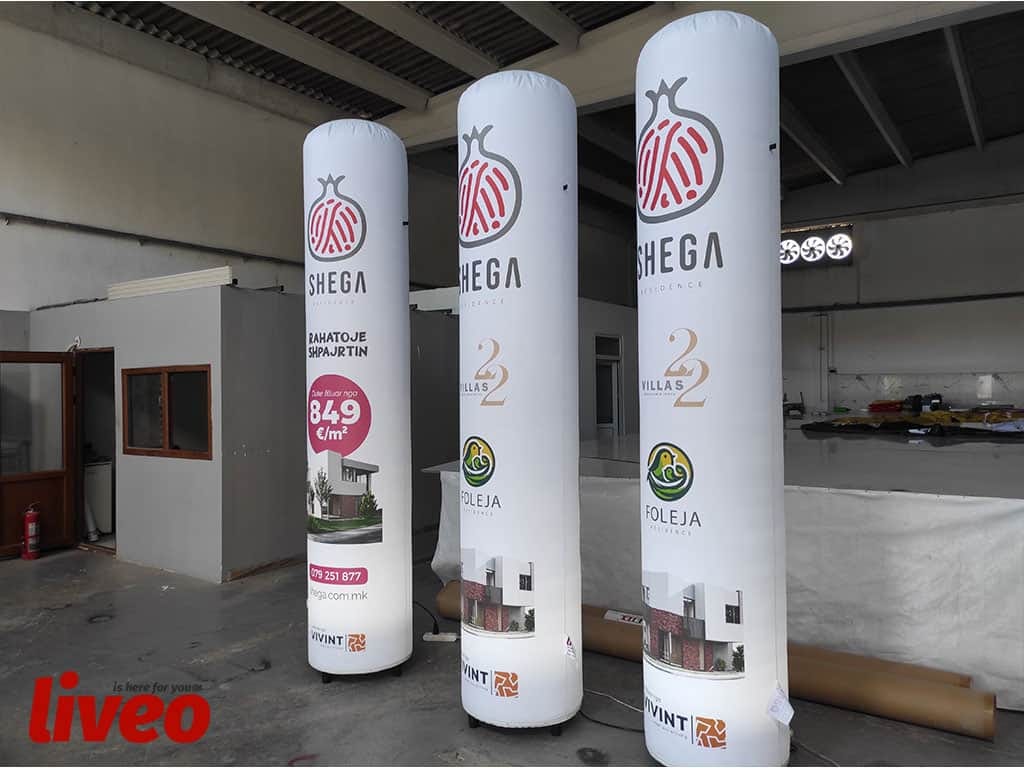 Baskılı Sütun LED’li Balon - 2