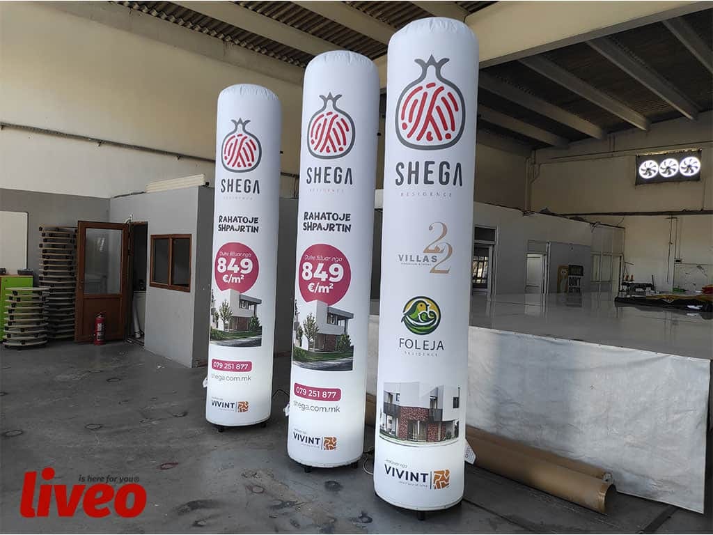 Baskılı Sütun LED’li Balon - 3