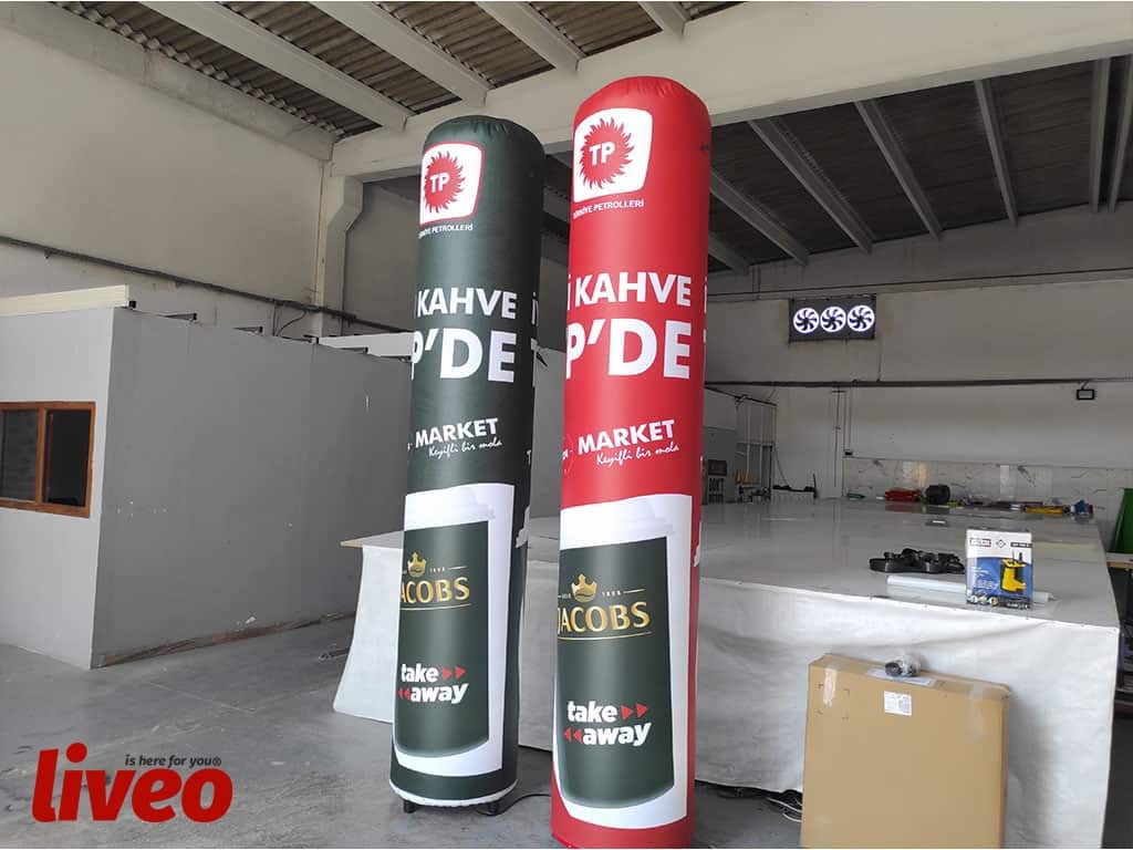 Baskılı Sütun LED’li Balon - 3