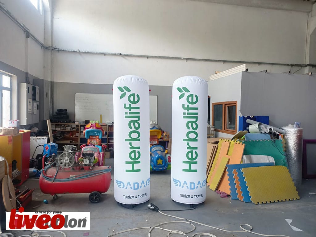 Baskılı Sütun LED’li Balon