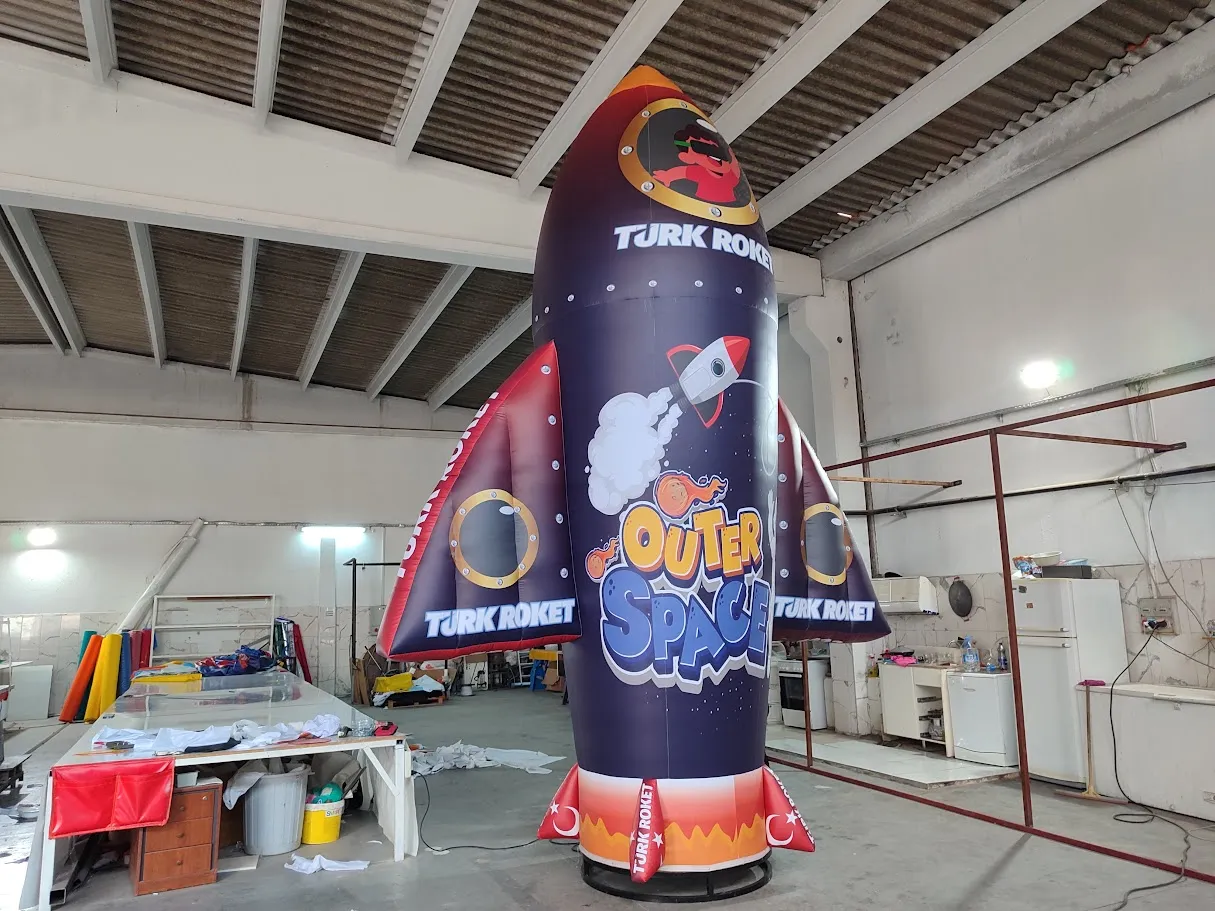 Şişme Roket Maket Balonu