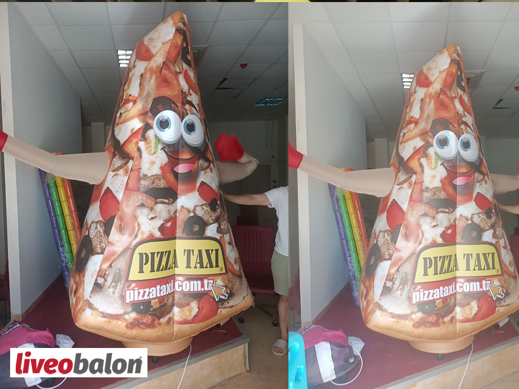 Dilim Pizza Gel Gel Balon - 2