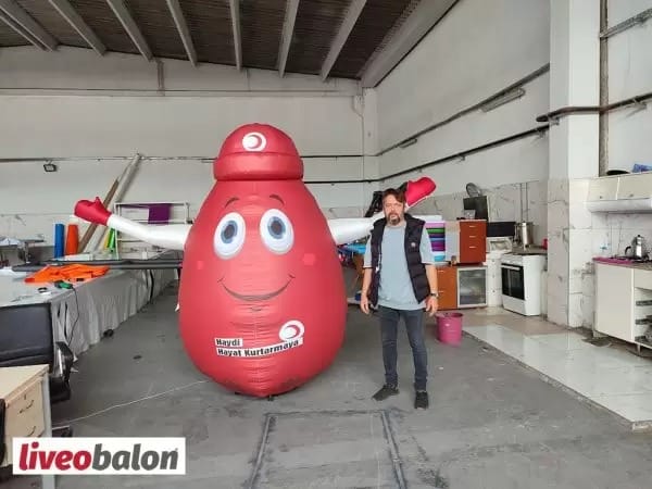 Kizilay Kan Damlasi Inflatable Balloon - 3