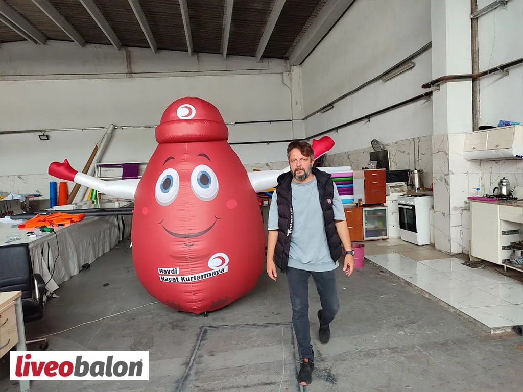 Kizilay Kan Damlasi Inflatable Balloon - 2