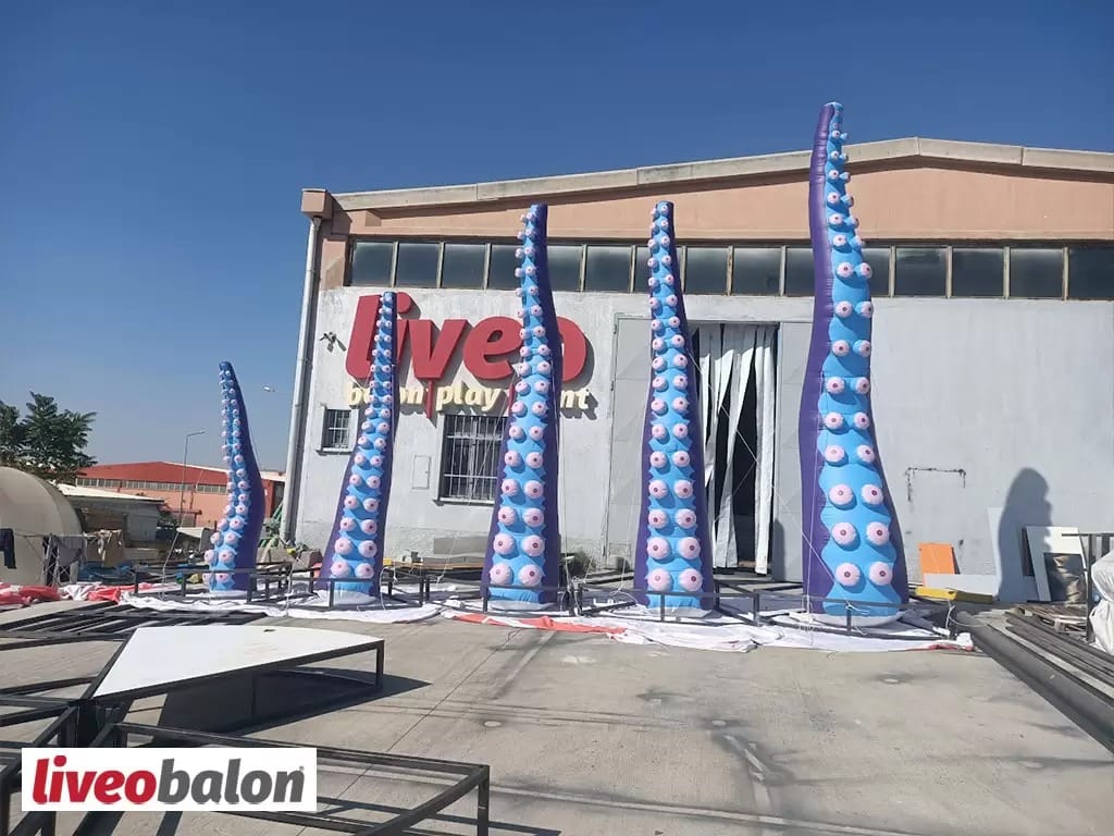 Şişme Ahtapot Maketi