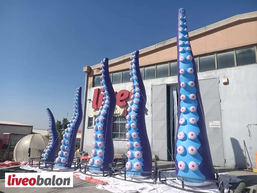 Şişme Ahtapot Maketi - 2