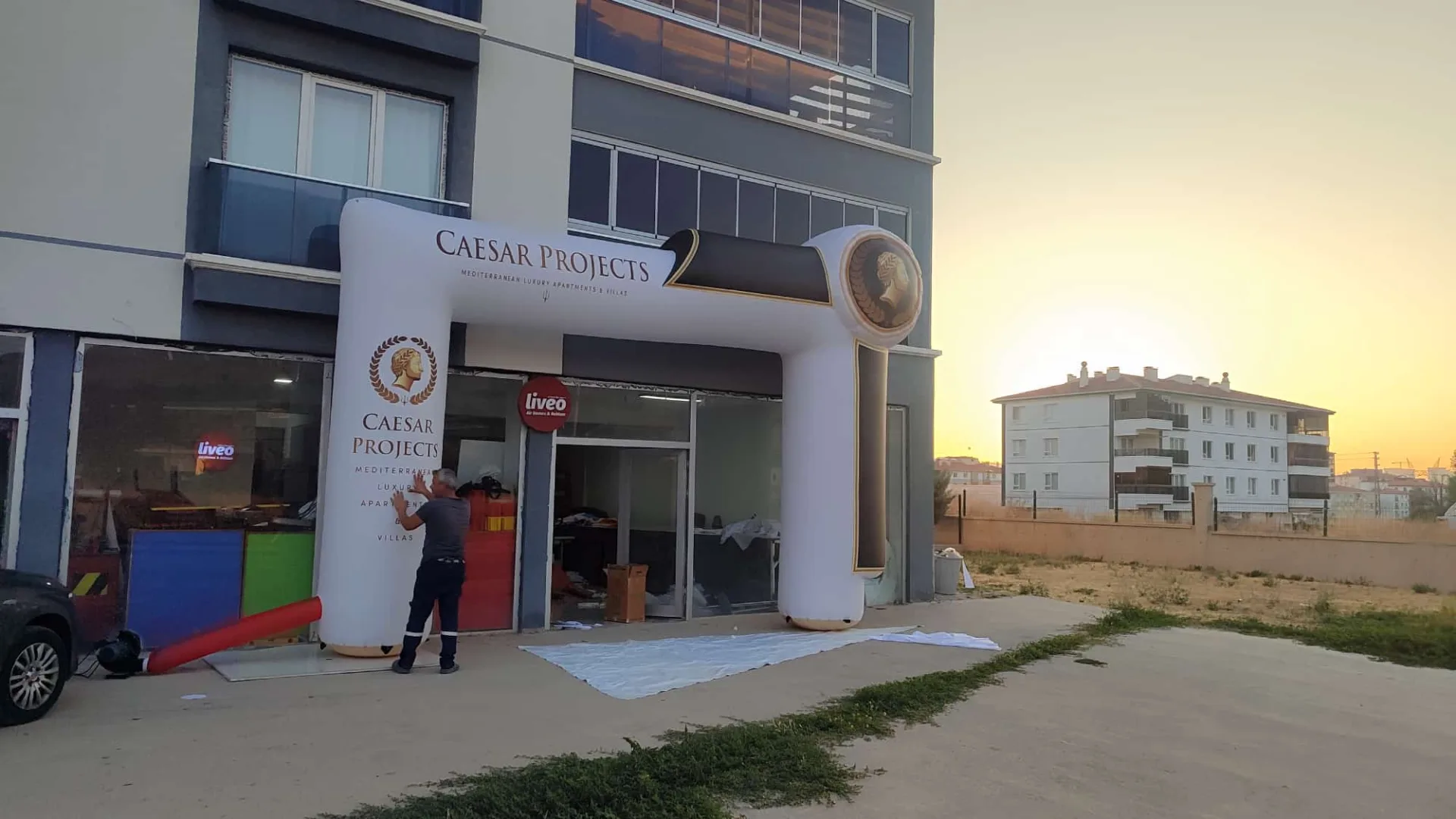 Özel Tasarım Şişme Yol Kemeri - 2